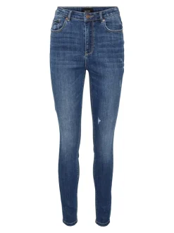VMSOPHIA Hög Midja Slim Fit Jeans