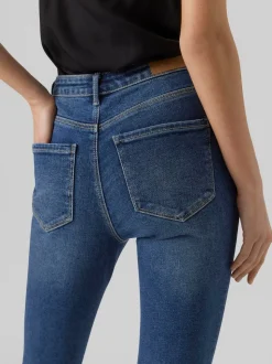 VMSOPHIA Hög Midja Slim Fit Jeans