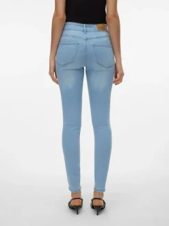 VMSOPHIA Hög Midja Slim Fit Jeans