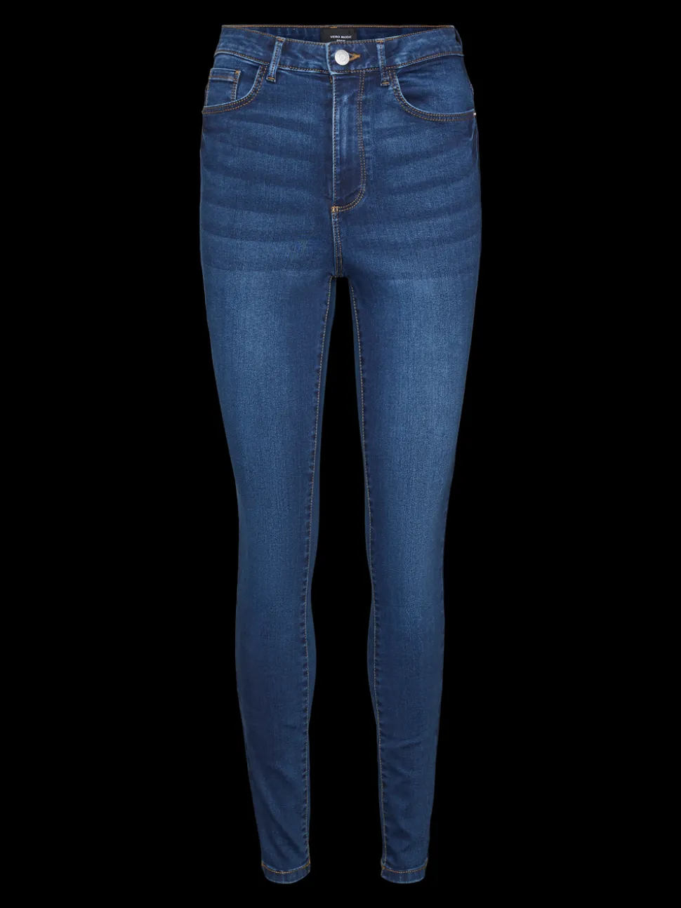 VMSOPHIA Hög Midja Slim Fit Jeans