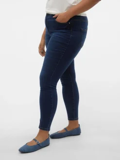 VMSOPHIA Hög Midja Slim Fit Jeans