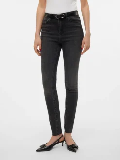 VMSOPHIA Hög Midja Slim Fit Jeans