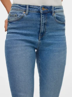 VMSOPHIA Hög Midja Slim Fit Jeans
