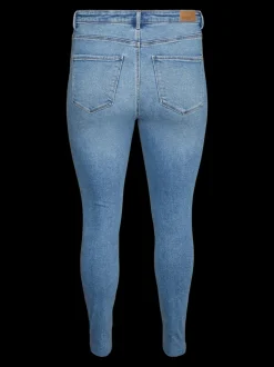 VMSOPHIA Hög Midja Slim Fit Jeans