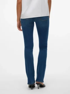 VMSYLVIA Låg Midja Bootcut Fit Jeans