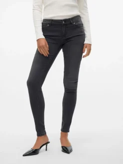 VMSYLVIA Låg Midja Skinny Fit Jeans
