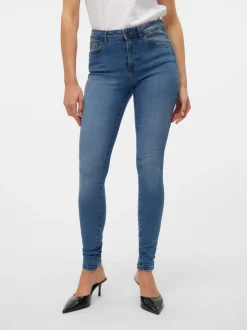 VMTANYA Medelhög Midja Skinny Fit Jeans