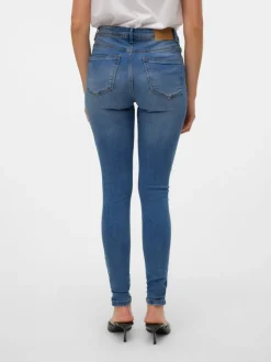 VMTANYA Medelhög Midja Skinny Fit Jeans