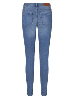 VMTANYA Medelhög Midja Skinny Fit Jeans