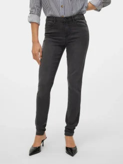VMTANYA Medelhög Midja Skinny Fit Jeans