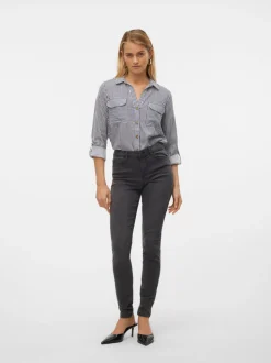 VMTANYA Medelhög Midja Skinny Fit Jeans