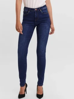 VMTANYA Medelhög Midja Skinny Fit Jeans