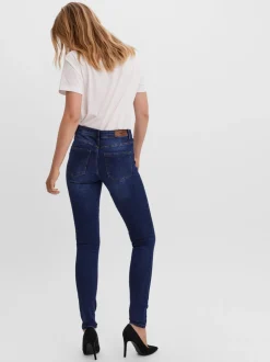 VMTANYA Medelhög Midja Skinny Fit Jeans