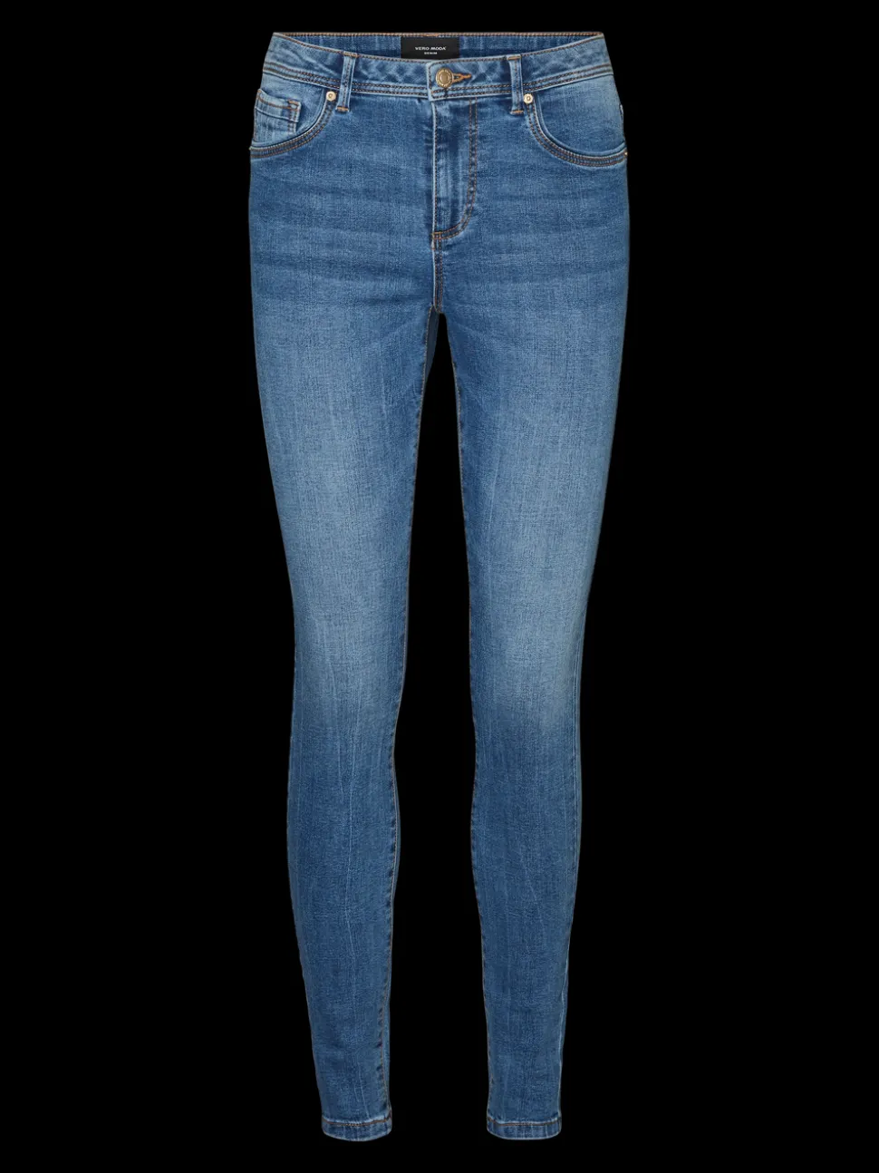 VMTANYA Medelhög Midja Skinny Fit Jeans