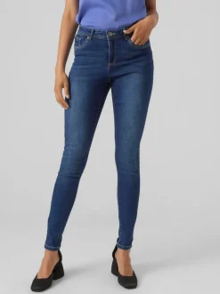 VMTANYA Medelhög Midja Skinny Fit Jeans