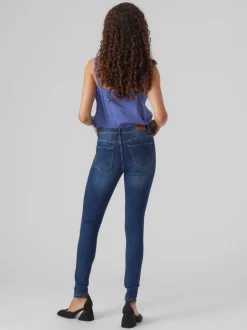 VMTANYA Medelhög Midja Skinny Fit Jeans