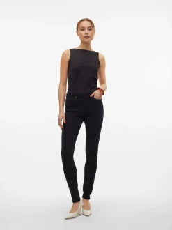 VMTANYA Medelhög Midja Skinny Fit Jeans