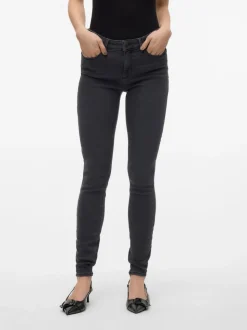 VMTANYA Medelhög Midja Skinny Fit Jeans