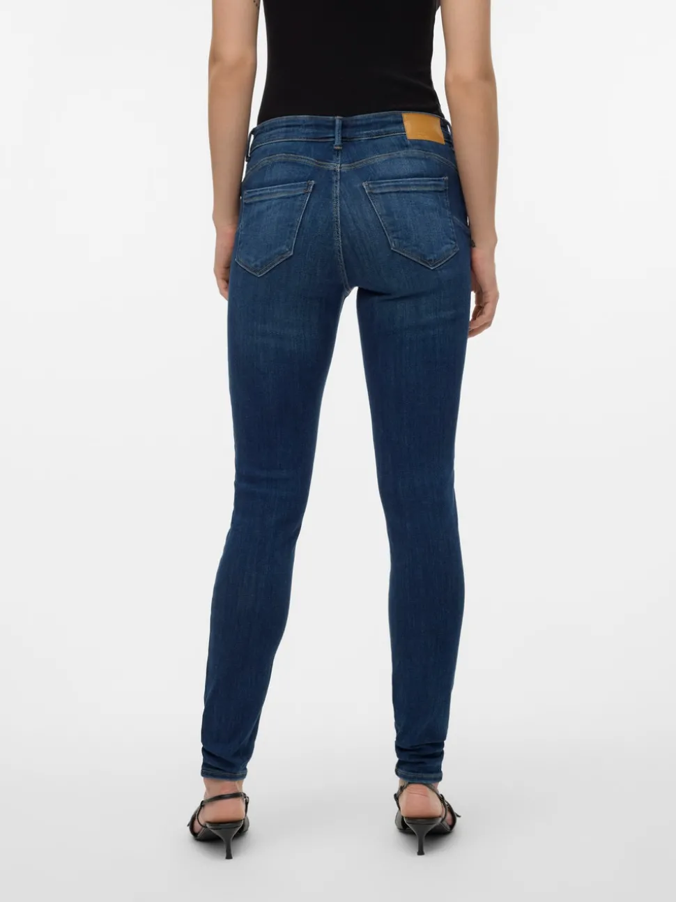 VMTANYA Medelhög Midja Skinny Fit Jeans