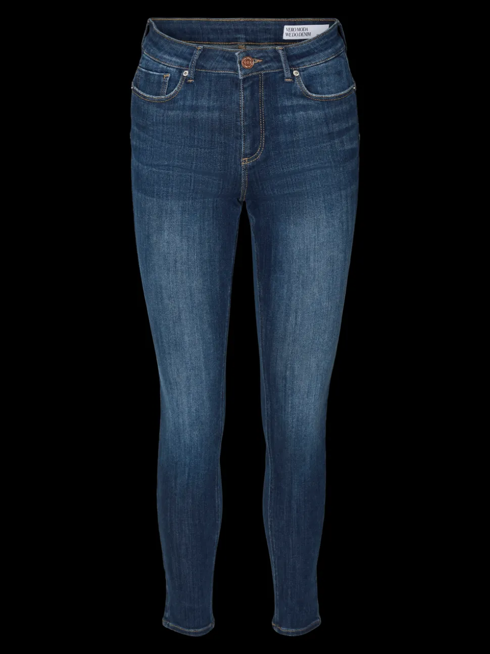 VMTANYA Medelhög Midja Skinny Fit Jeans