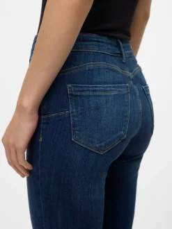VMTANYA Medelhög Midja Skinny Fit Jeans