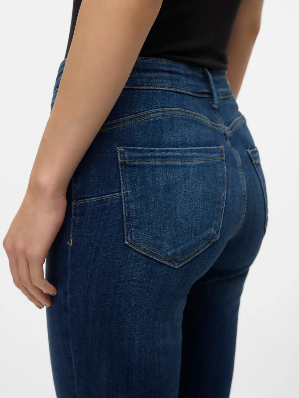 VMTANYA Medelhög Midja Skinny Fit Jeans