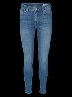 VMTANYA Medelhög Midja Skinny Fit Jeans