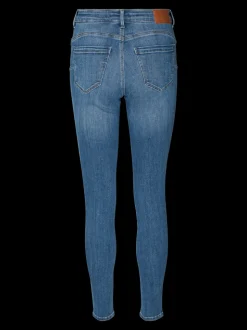 VMTANYA Medelhög Midja Skinny Fit Jeans
