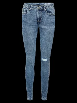 VMTANYA Medelhög Midja Skinny Fit Jeans