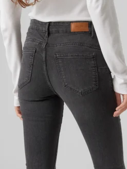 VMTANYA Medelhög Midja Slim Fit Jeans
