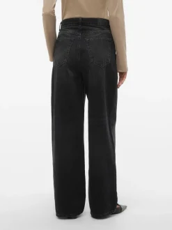 VMTAYLOR Medelhög Midja Baggy Fit Jeans