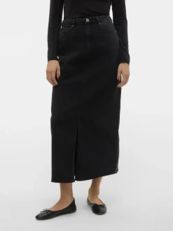 VMTESSA Hög Midja Lång Kjol