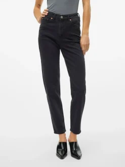 VMTESSA Hög Midja Mom Fit Jeans
