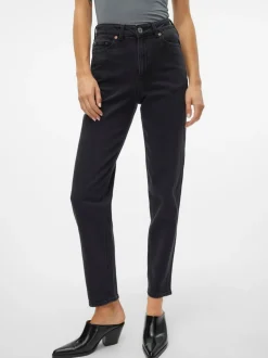 VMTESSA Hög Midja Mom Fit Jeans