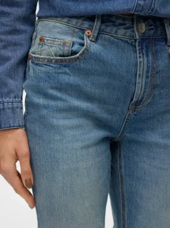 VMTESSA Hög Midja Rak Passform Jeans