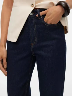 VMTESSA Hög Midja Rak Passform Jeans