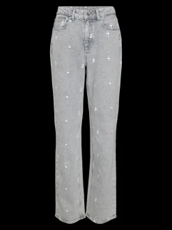 VMTESSA Hög Midja Rak Passform Jeans