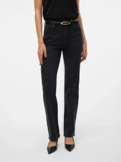 VMTESSA Hög Midja Rak Passform Jeans