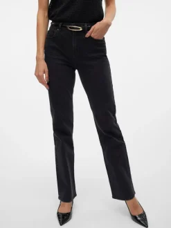 VMTESSA Hög Midja Rak Passform Jeans