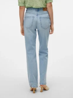 VMTESSA Hög Midja Rak Passform Jeans
