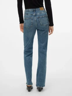 VMTESSA Hög Midja Vid Passform Jeans