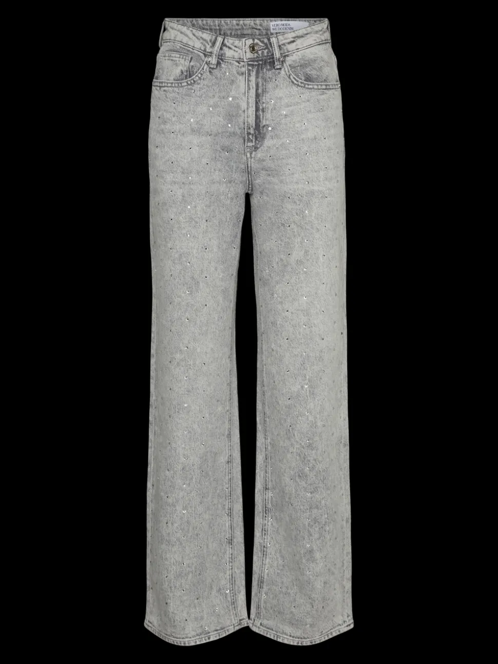 VMTESSA Hög Midja Vid Passform Jeans