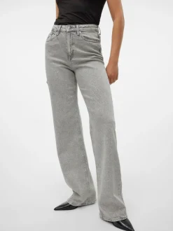 VMTESSA Hög Midja Vid Passform Jeans