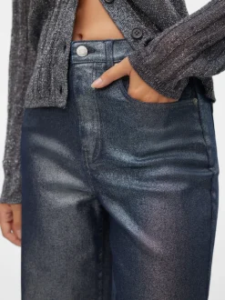 VMTESSA Hög Midja Vid Passform Jeans