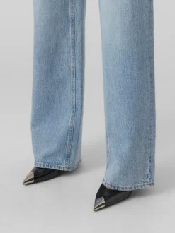VMTESSA Hög Midja Vid Passform Jeans