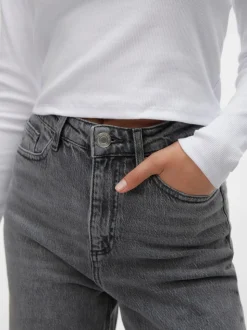 VMTESSA Hög Midja Vid Passform Jeans