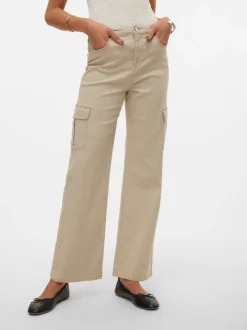 VMTESSA Hög Midja Vid Passform Jeans