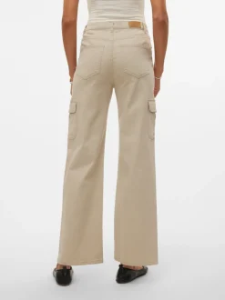 VMTESSA Hög Midja Vid Passform Jeans