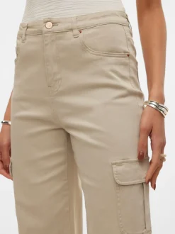VMTESSA Hög Midja Vid Passform Jeans