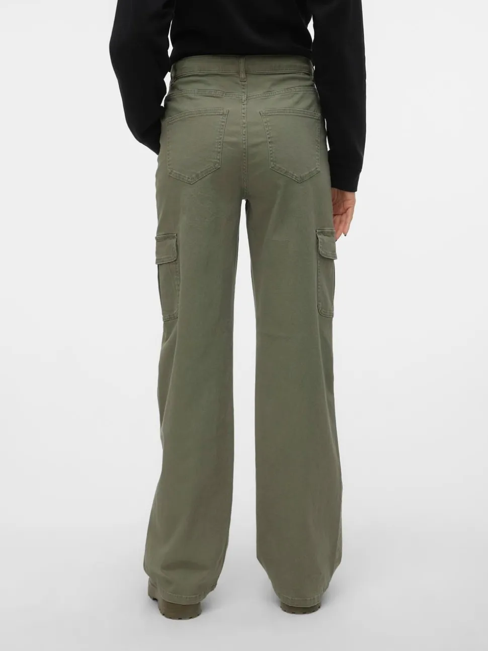 VMTESSA Hög Midja Vid Passform Jeans